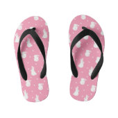Cute Rabbit Polka Dot Pattern Kinder Teenslippers (Voetbed)