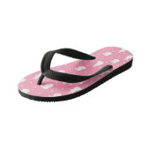 Cute Rabbit Polka Dot Pattern Kinder Teenslippers (Schuin)