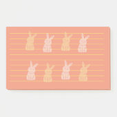 Cute Rabbit Post-it® Notes (Voorkant)