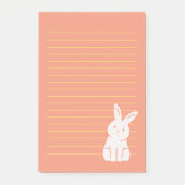 Cute Rabbit Post-it® Notes (Voorkant)