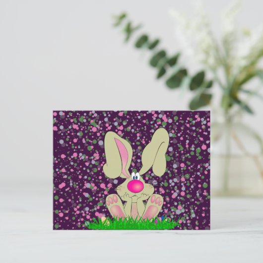 Cute Rabbit Recipe Card Briefkaart (Staand voorkant)
