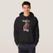 Cute Rabbit Retro Winter Ski Rabbit Hoodie (Voorkant volledig)