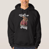 Cute Rabbit Retro Winter Ski Rabbit Hoodie (Voorkant)