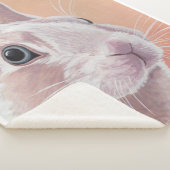 Cute Rabbit Sherpa Deken (3/4)