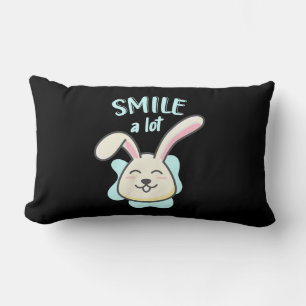 Cute Rabbit Smile A Lot Kussen