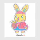 Cute Rabbit Sticker (Vel)