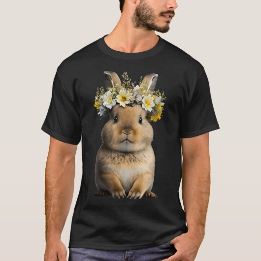 Cute Rabbit T-shirt (Voorkant)