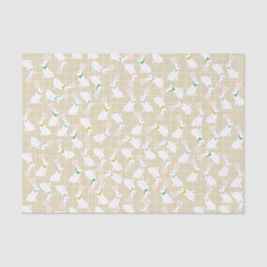 Cute Rabbit Tissue Paper Tissuepapier (Voorkant)