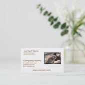 Cute Rabbit Visitekaartje (Staand voorkant)