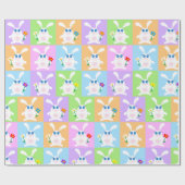 Cute Rabbits Cadeaupapier (Vlak)