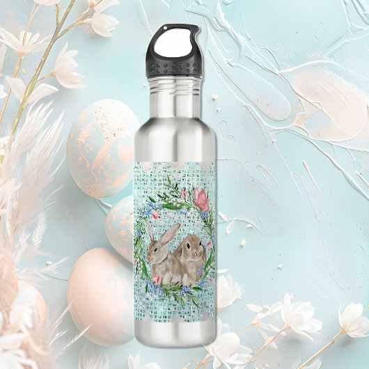 Cute Rabbits en Butterfly Waterfles