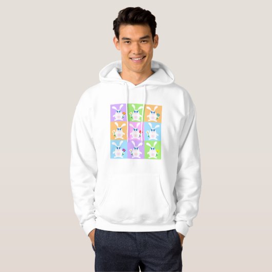Cute Rabbits Hoodie (Voorkant volledig)