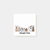 cute rabbits post it post-it® notes (Voorkant)