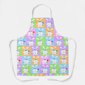 Cute Rabbits Schort (Voorkant)