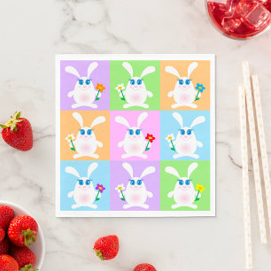 Cute Rabbits Servet