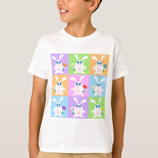 Cute Rabbits T-shirt (Voorkant)