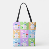 Cute Rabbits Tote Bag (Achterkant)