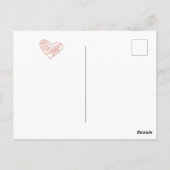 Cute Rabbits Valentijn Briefkaart (Achterkant)