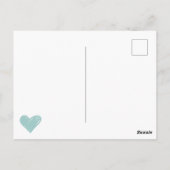 Cute Rabbits Valentijn Briefkaart (Achterkant)