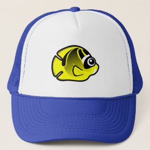 Cute Raccoon Butterflyfish Trucker Pet