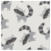 Cute Raccoon Fabric Stof (Close Up)