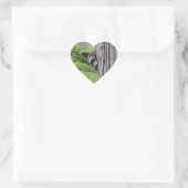 Cute Raccoon Hart Sticker (Tas)