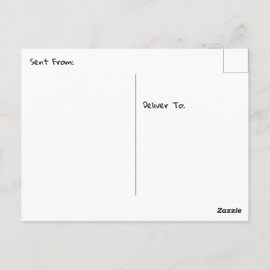 Cute Raccoon in Boom, gewoon gezegde Hallo Briefkaart (Achterkant)