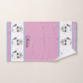 Cute Raccoon met veren op zijn hoofd Bad Handdoek (Handdoek)