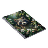 Cute Raccoon Notitieboek (Rechterzijde)
