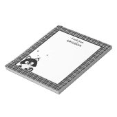 Cute Raccoon Play Notitieblok (Linkerzijde)