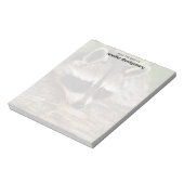 Cute Raccoon Resting on a Log Notitieblok (Linkerzijde)