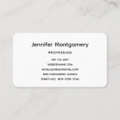 Cute Raccoon Resting on a Log Visitekaartje (Achterkant)