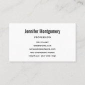 Cute Raccoon Resting on a Log Visitekaartje (Achterkant)