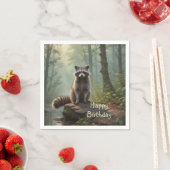 Cute Raccoon Servet (Insitu)