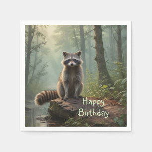 Cute Raccoon Servet