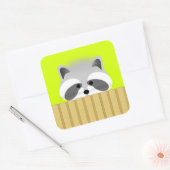Cute Raccoon Stickers (Envelop)