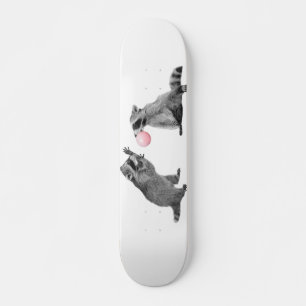 Cute Raccoons met bellengom Persoonlijk Skateboard