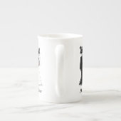 Cute Raccoons Wedding Bride en Groom Custom Porselein Kop (Achterkant)