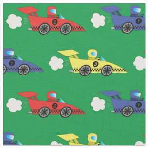 Cute Race Auto's Kinder Boys Room Decor Green Stof