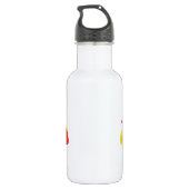Cute raceauto voor jongens waterfles  (Achterkant)