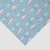 Cute Racing Cars and Flags Kinder Pattern Tissuepapier (Detail)