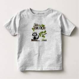 Cute Racoon in de Bossen Toddler T-Shirt