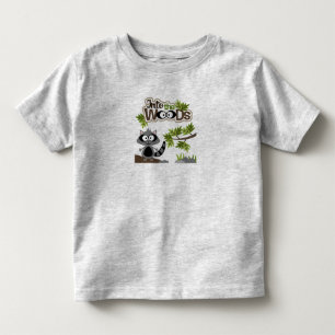 Cute Racoon in de Bossen Toddler T-Shirt