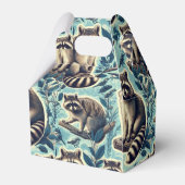 Cute Racoon Pattern Bedankdoosjes (Achterkant)