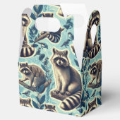 Cute Racoon Pattern Bedankdoosjes (Geopend)