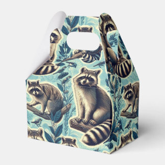 Cute Racoon Pattern Bedankdoosjes
