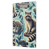 Cute Racoon Pattern Klembord (Links)