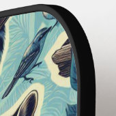 Cute Racoon Pattern Pickleball Paddle (Links Detail)