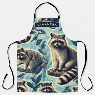 Cute Racoon Pattern Schort