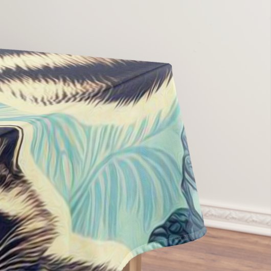Cute Racoon Pattern Tafelkleed (Voorbeeld)